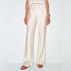 Reformation Gale Satin Bias Pant